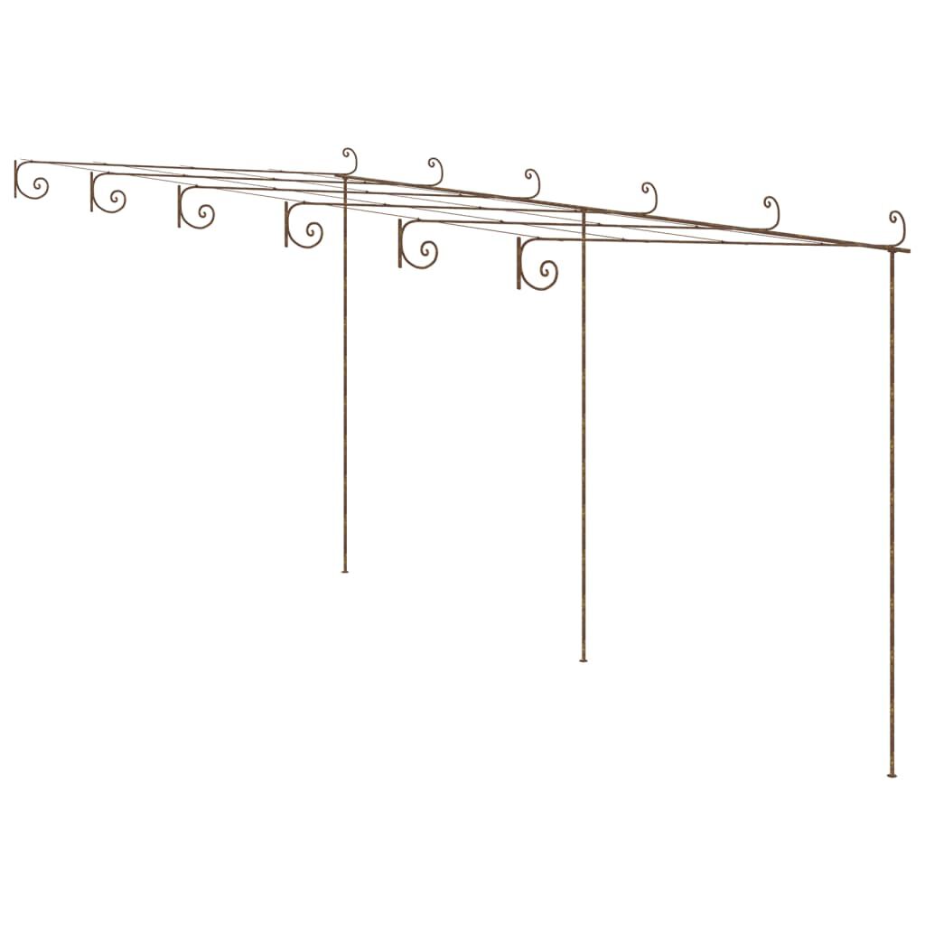 Pergola fer marron antique – Élégante et solide