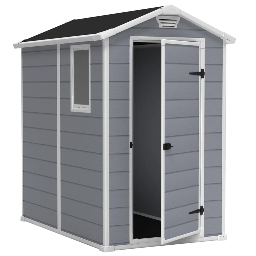Abri de Jardin Keter Manor 46 Gris - Compact & Résistant Gris
