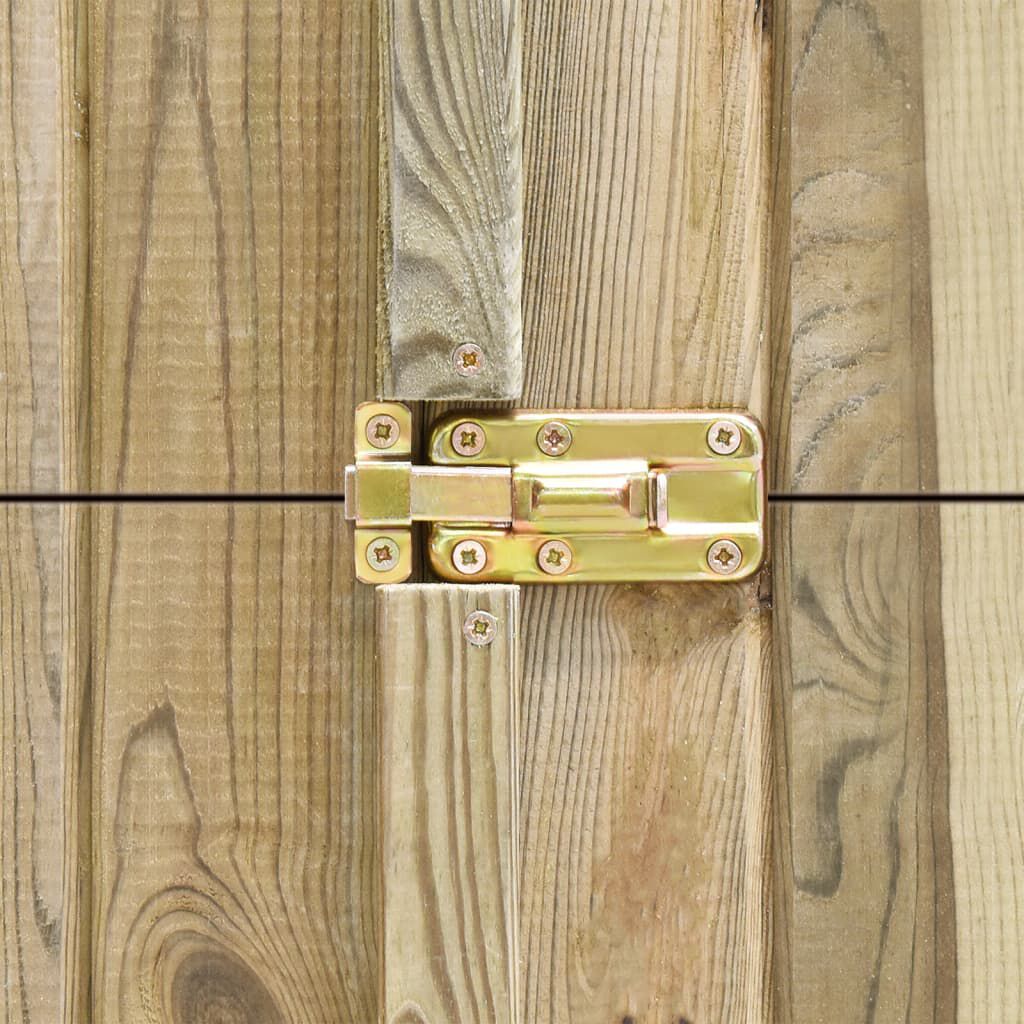 Abri à Vélos en Bois 232x110x170 cm – Pin Traité