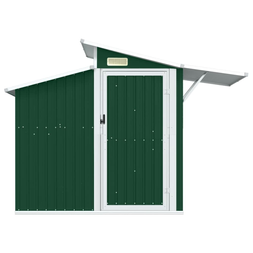 Abri de jardin acier galvanisé 270x130x208,5cm Vert