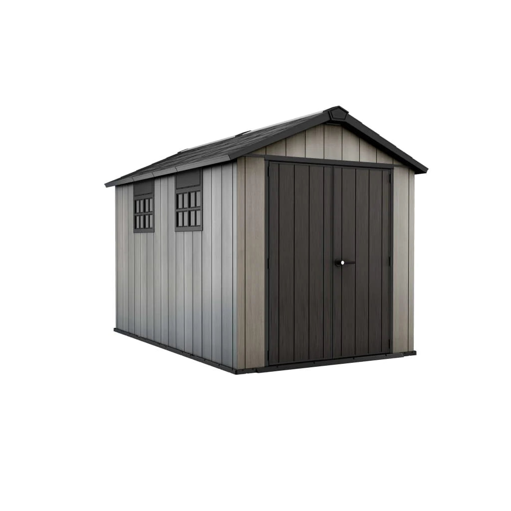 Abri de Jardin Keter Oakland 7511 Anthracite Résine 229x287 cm